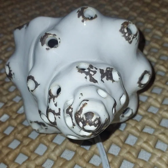 Ceramic  Nautical Conch shell light Vtg - Picture 10 of 12